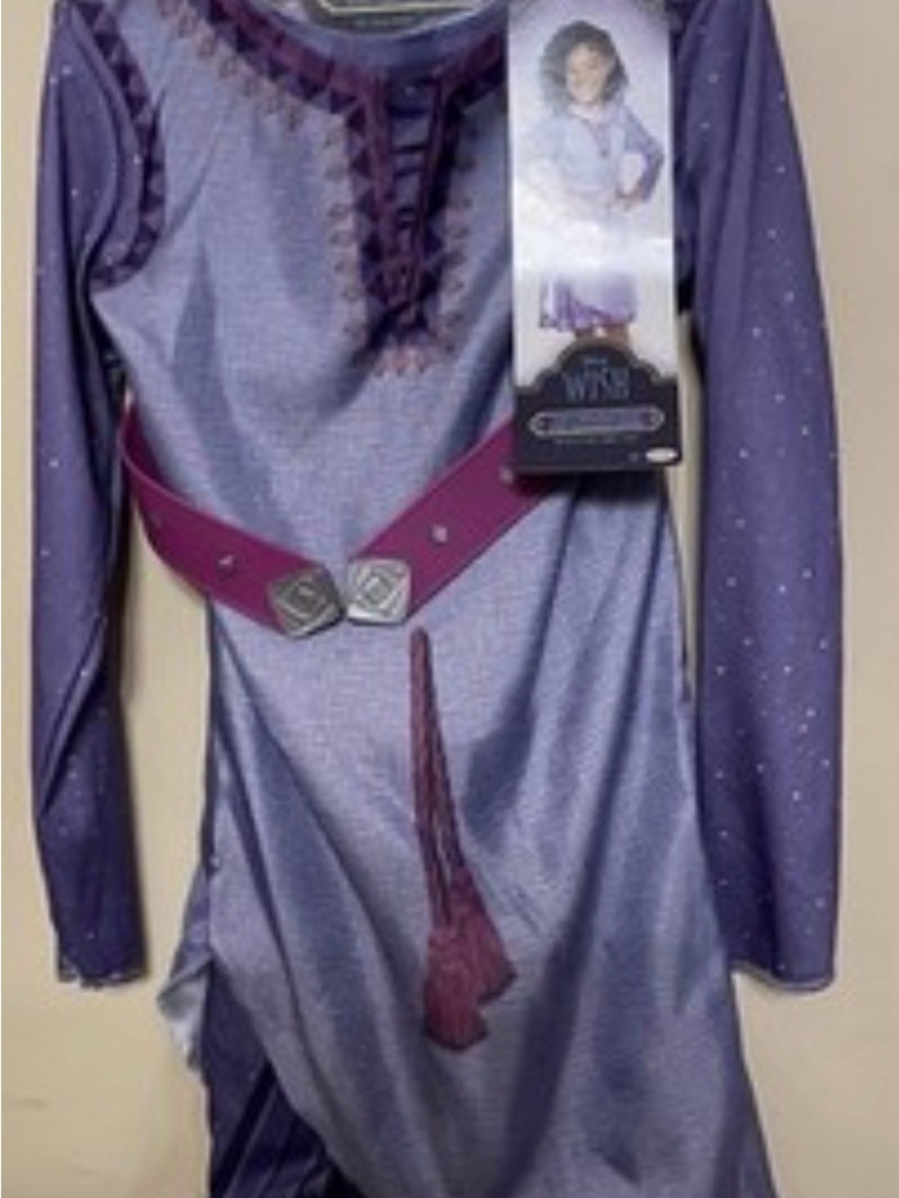 Disney Wish Movie Asha’s Adventure Role Play Costume Dress Size 4-6X dress up